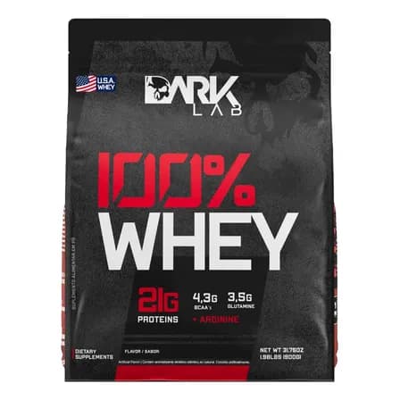 Whey Protein Concentrado 100% 900g Refil Dark Lab
