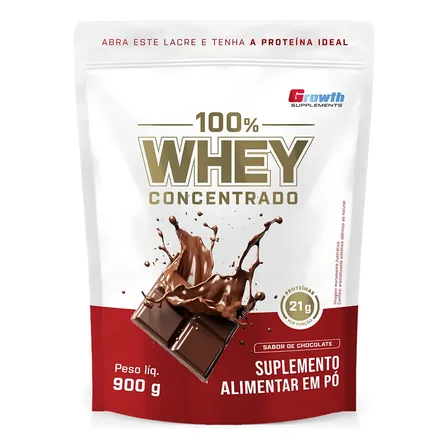 100% Whey Concentrado 900g