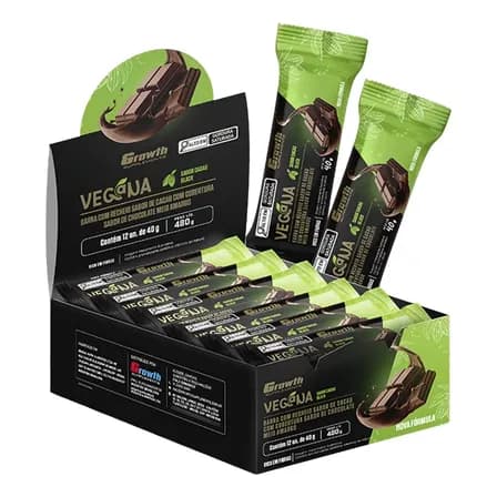 Barra De Proteína Vegana Caixa C/ 12 Unid.