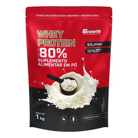 Growth Supplements Proteína Whey Protein concentrado Pó